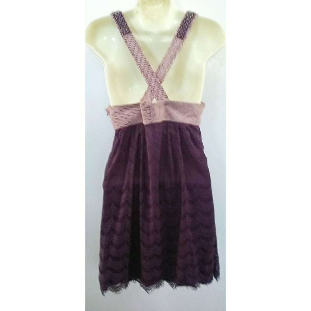 FREE PEOPLE HERRINGBONE BEADED STRAP DRESS - Picture 3 of 4